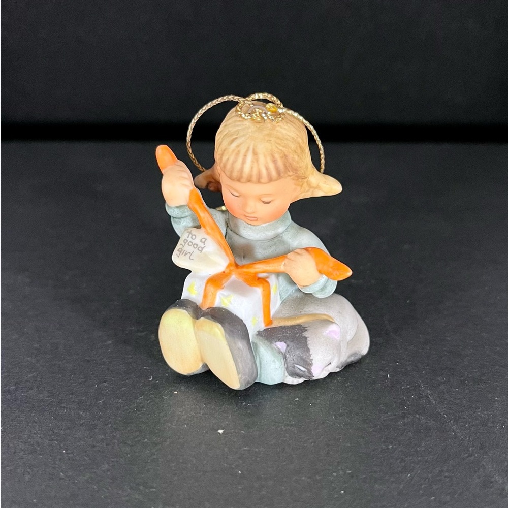 Vintage 1997 Goebel Christmas Ornament Berta‎ Hummel “To A Good Girl”